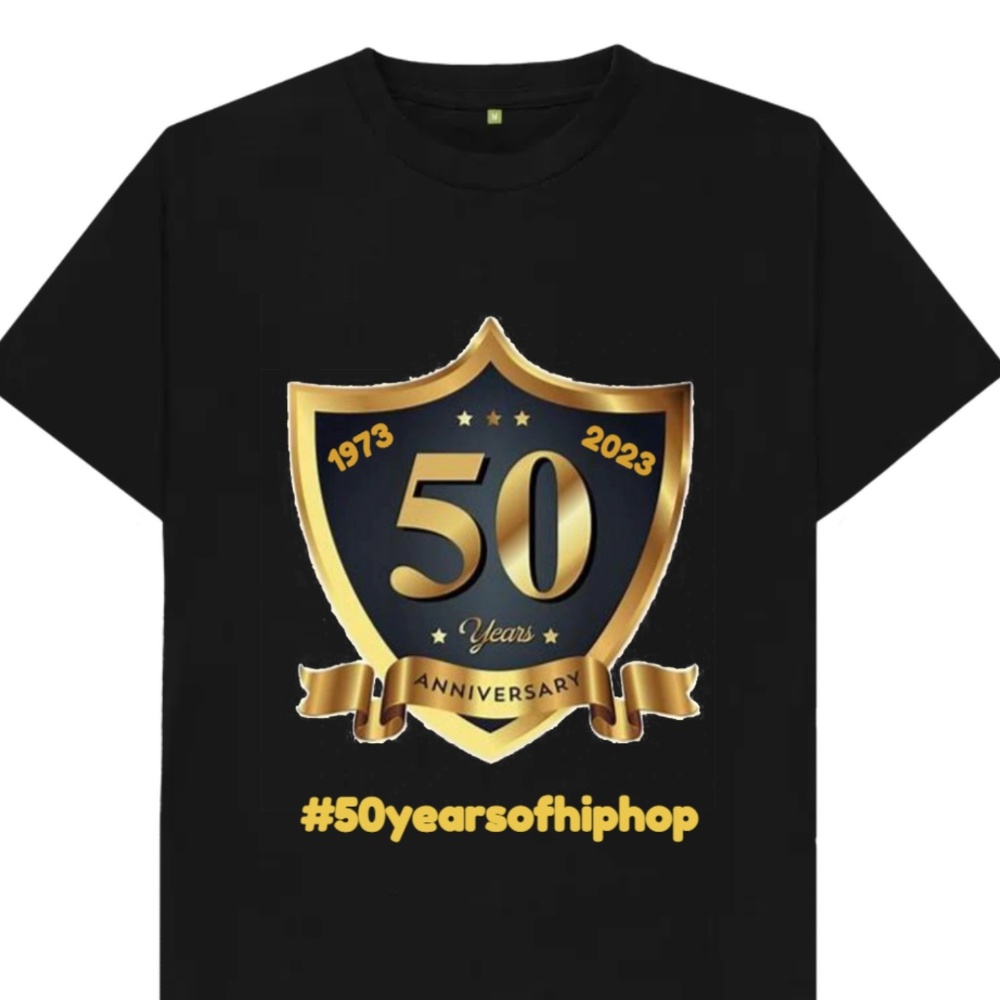 50 Years of Hip Hop Tee Shirt